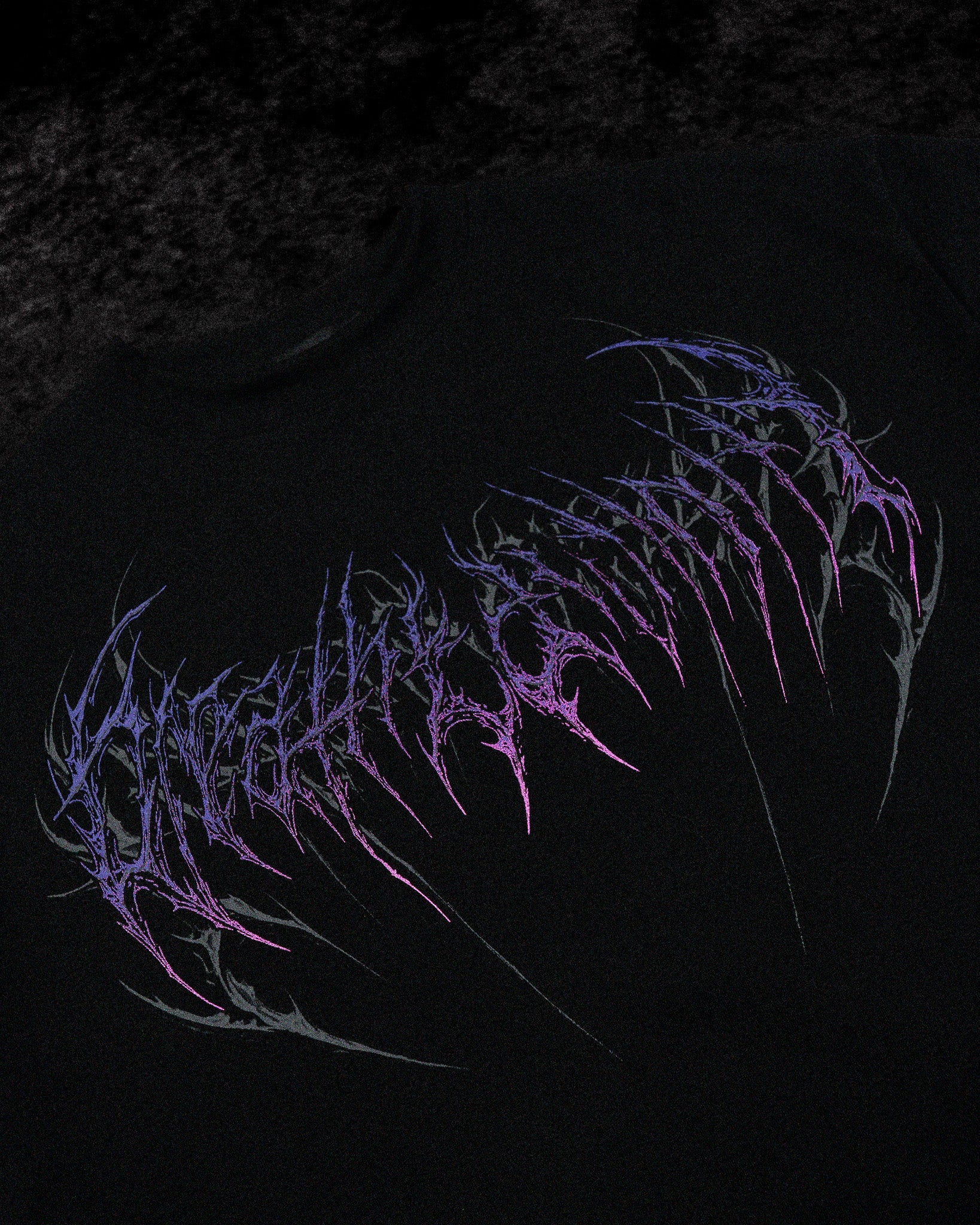 Dark Cathedral Oversized T-shirt [HOLLOW PURPLE]