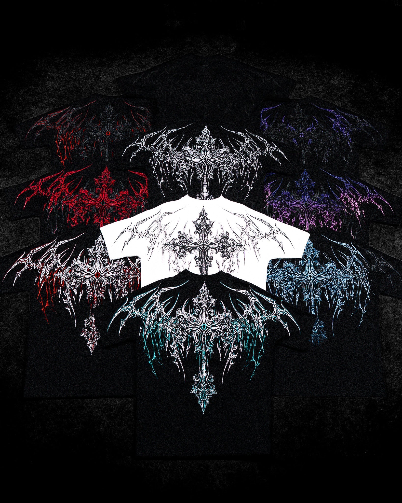 Dark Cathedral Oversized T-shirt [VOID BLACK]