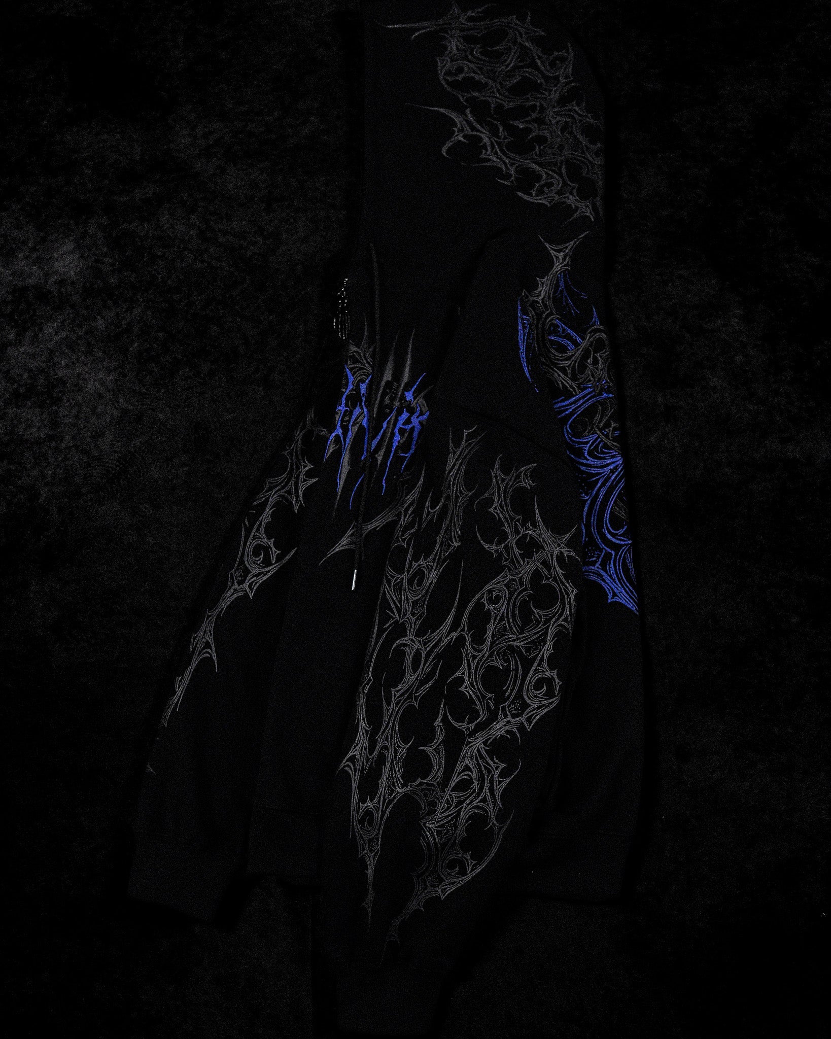 Deathwing Oversized Zip-up Hoodie [DUSK]